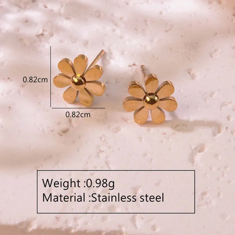 6:Jm586-little daisy earrings