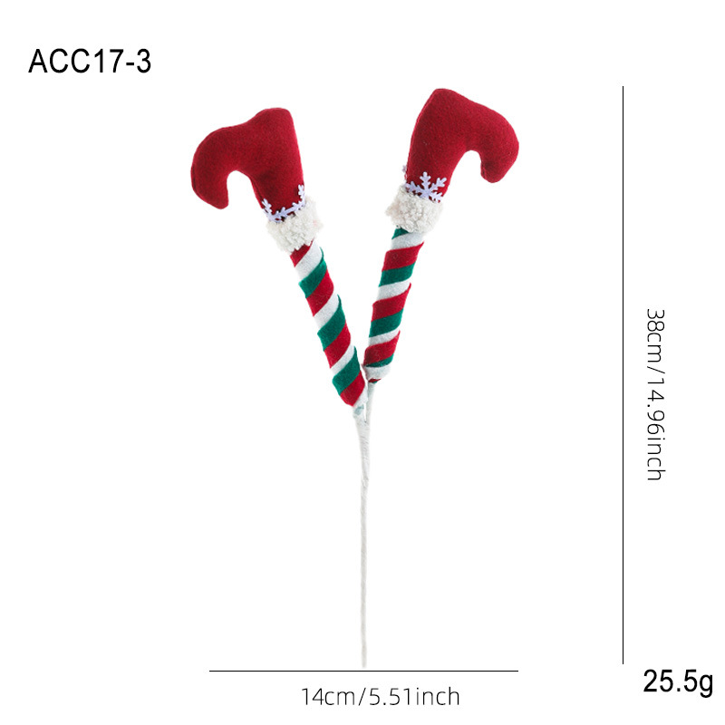 Red and green shoe cuttings