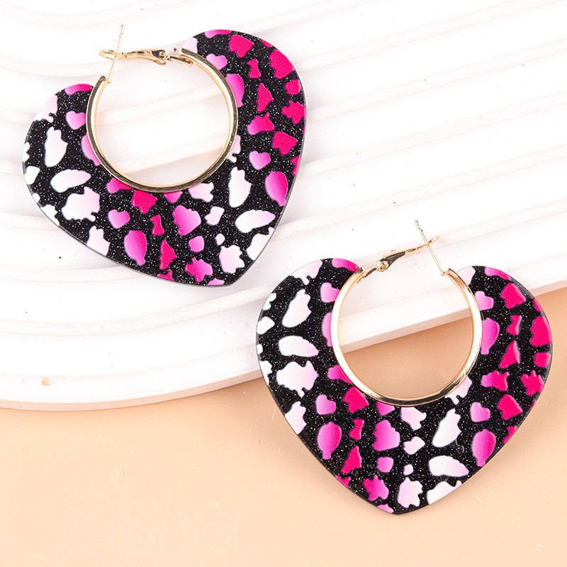 6:Rose red and black hearts