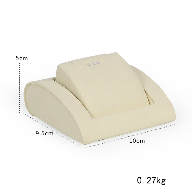 3:129-creamy-white movable necklace Holder 10 × 9.5 × 5cm