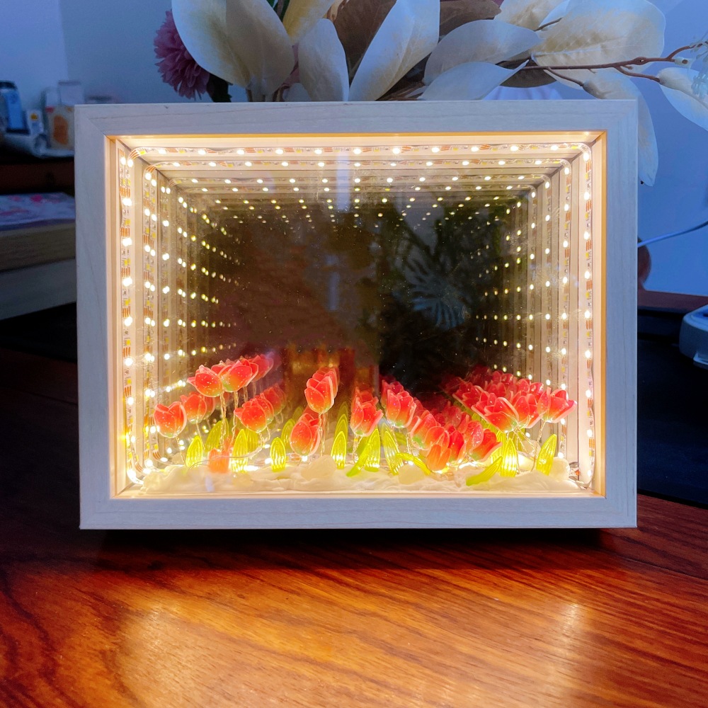 Complete set of frames   20 tulips   2 light strings   1.0m usb light strips