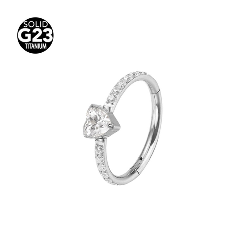 Silvery White Peach Diamond 1.2x8mm