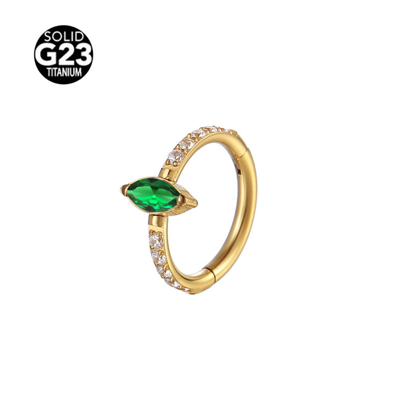 golden green horse eye 1.2x8mm