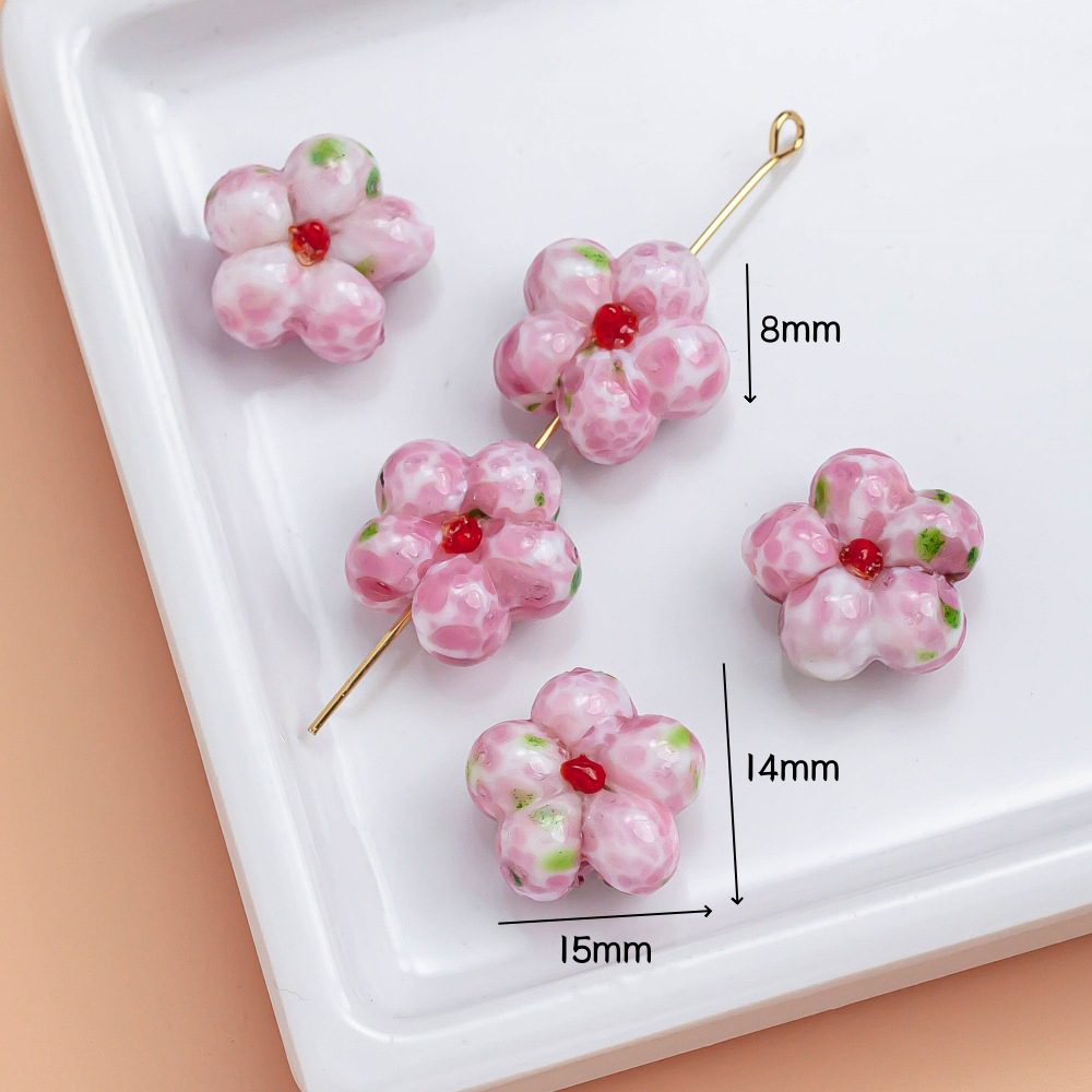 2:Solid color peach blossom