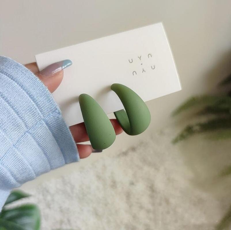 15:Frosted texture-military green