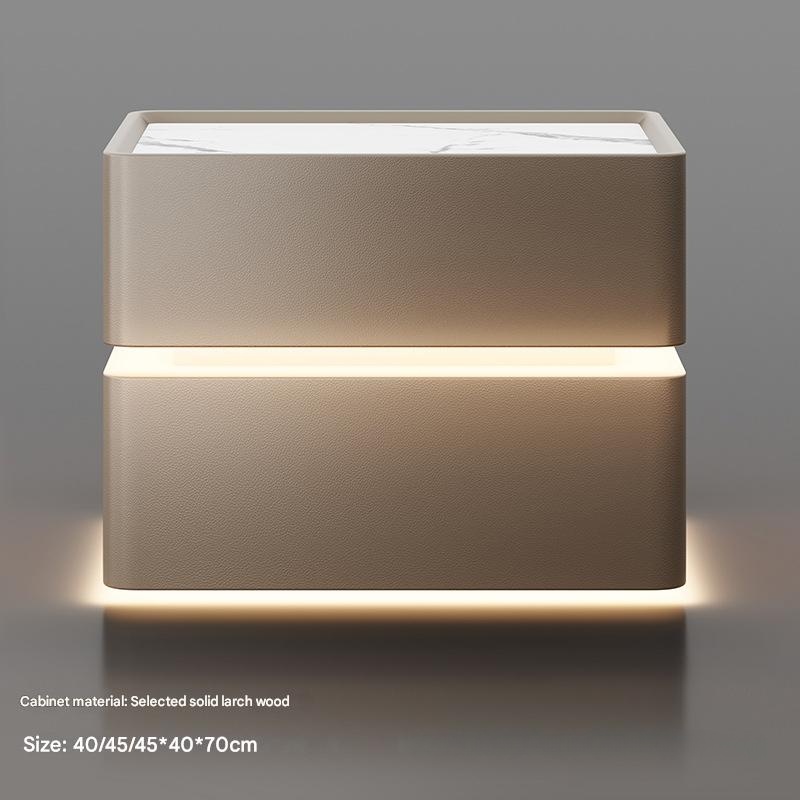 solid wood - dark gray - induction lamp