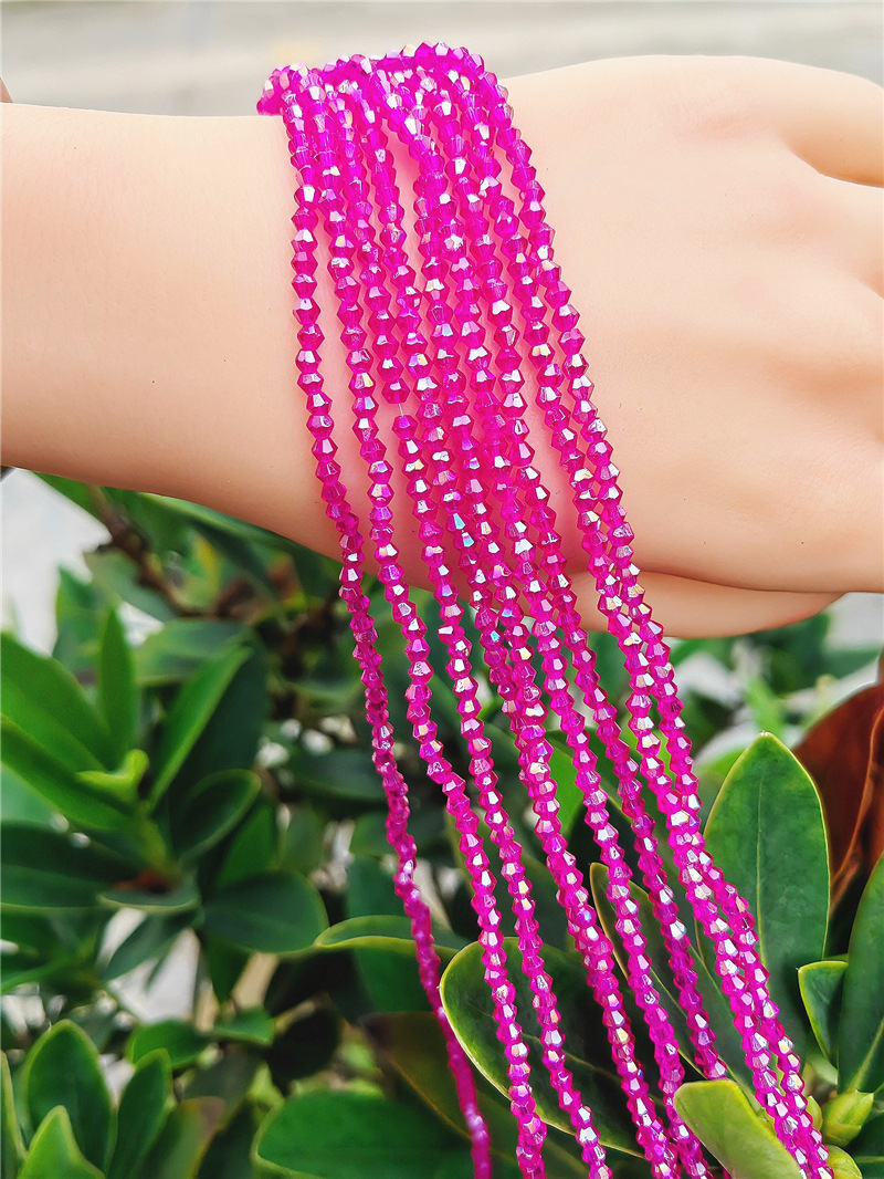 Nine Red (Baked Color) 2.2mm/150pcs/strand