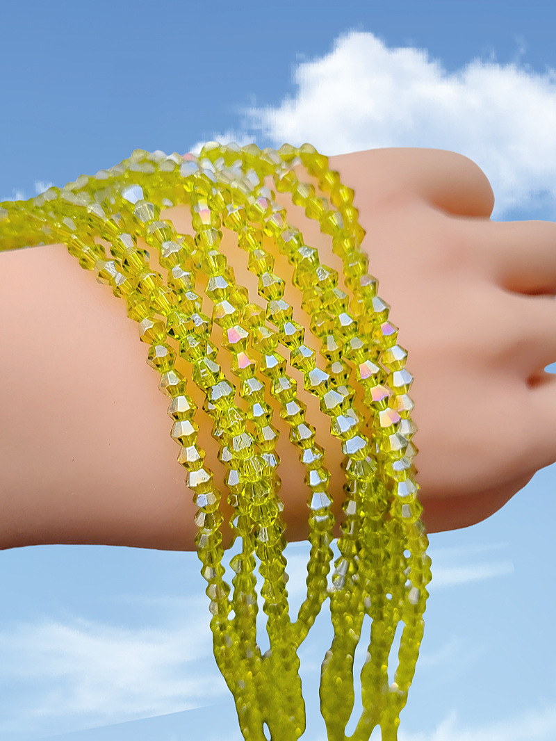 Olive green ab color (baked color) 2.2mm/150pcs/st