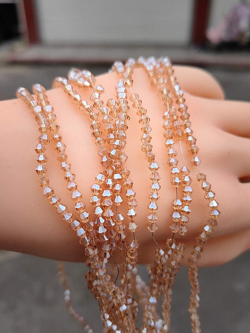 Amber (electroplated) 2.2mm/150pcs/strand