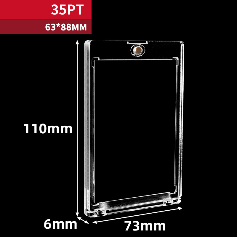 T-1671 transparent white 35pt anti-uv (gold magnet, blank no paper jam)