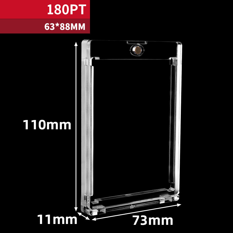 T-1676 transparent white 180pt anti-uv (gold magnet, blank no paper jam)