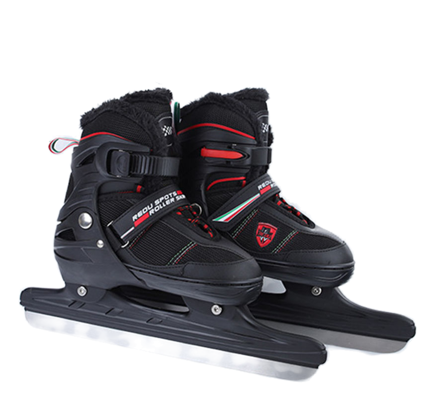 6 Black speed skating