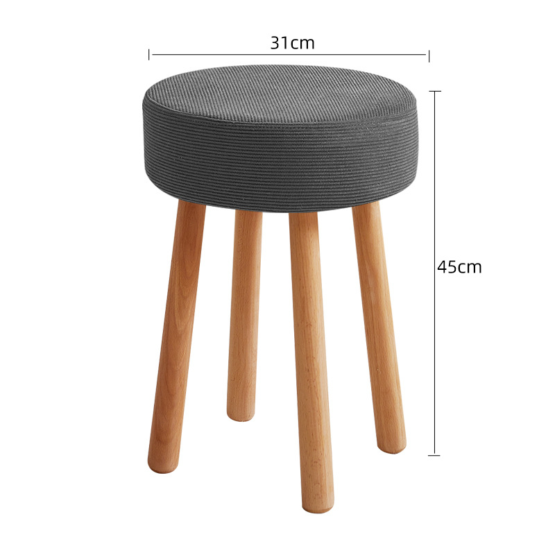 Corduroy-grey (solid wood legs)