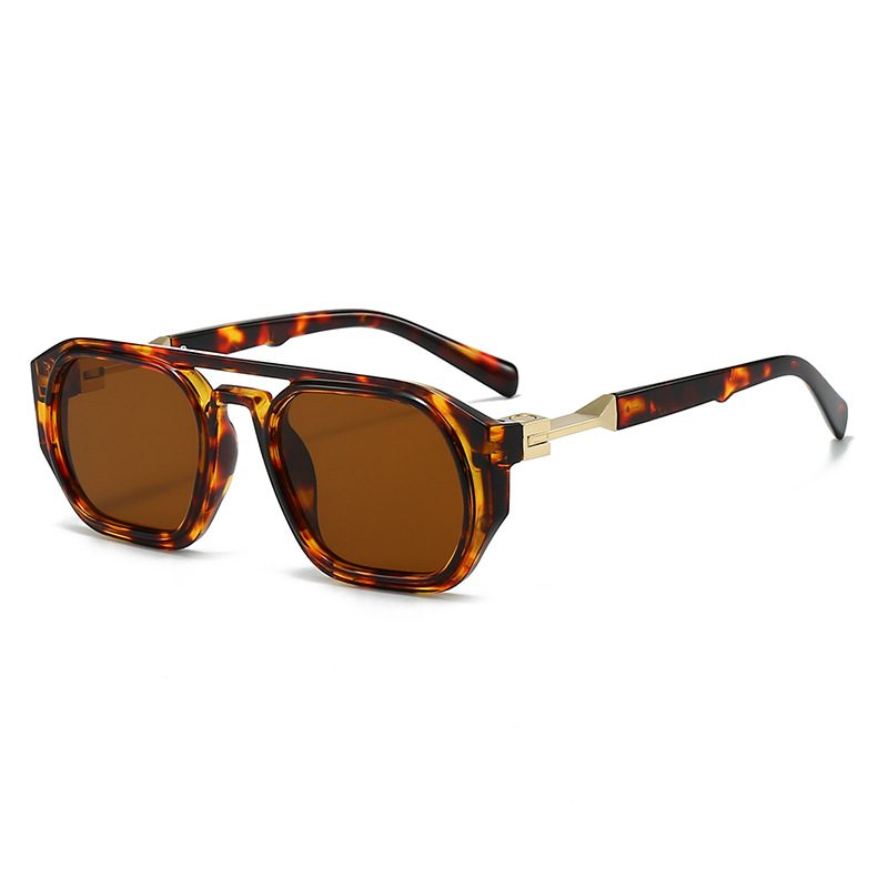 C4-tortoiseshell frame gold tortoiseshell feet-tea slices