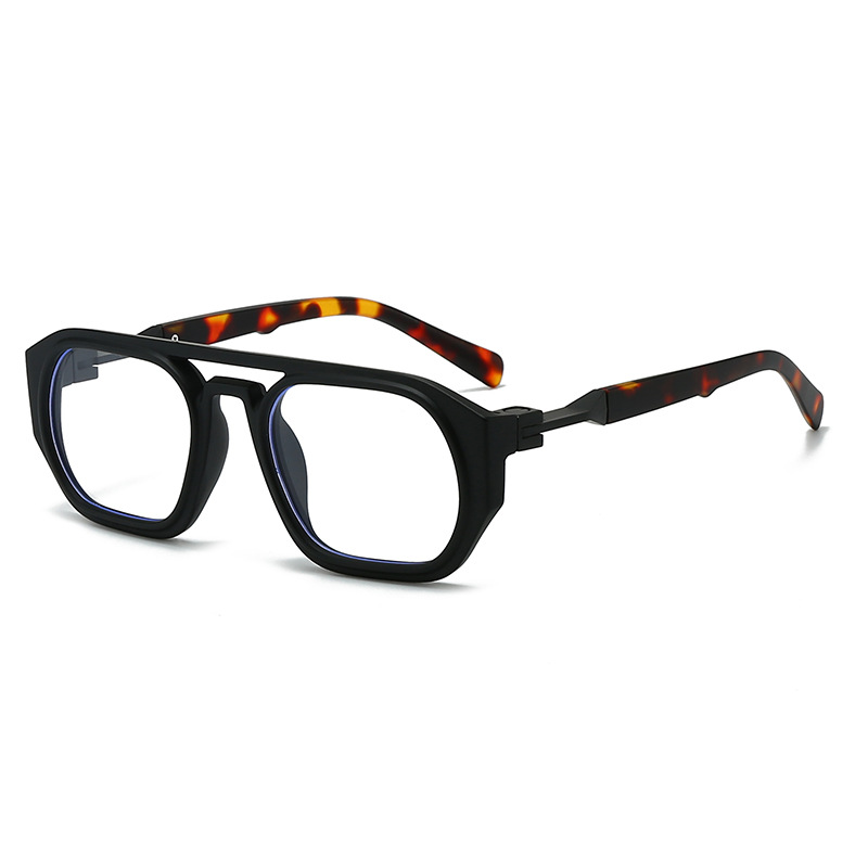 C9-sand black frame black tortoise shell feet (Non-prescription anti-blue light)