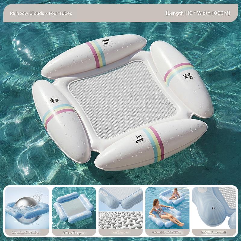 1 Pack Four Sides-Rainbow Cloud Floating Panel 110 x 100 cm