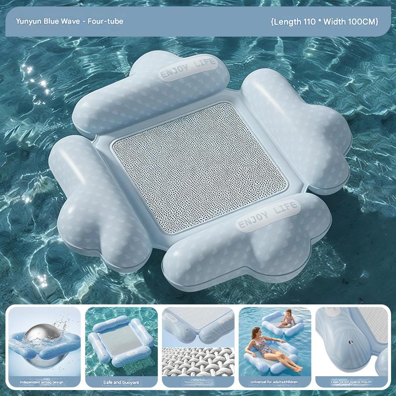 1 Pack Four Sides-Cloud Blue Wave Floating Panel 125*117cm