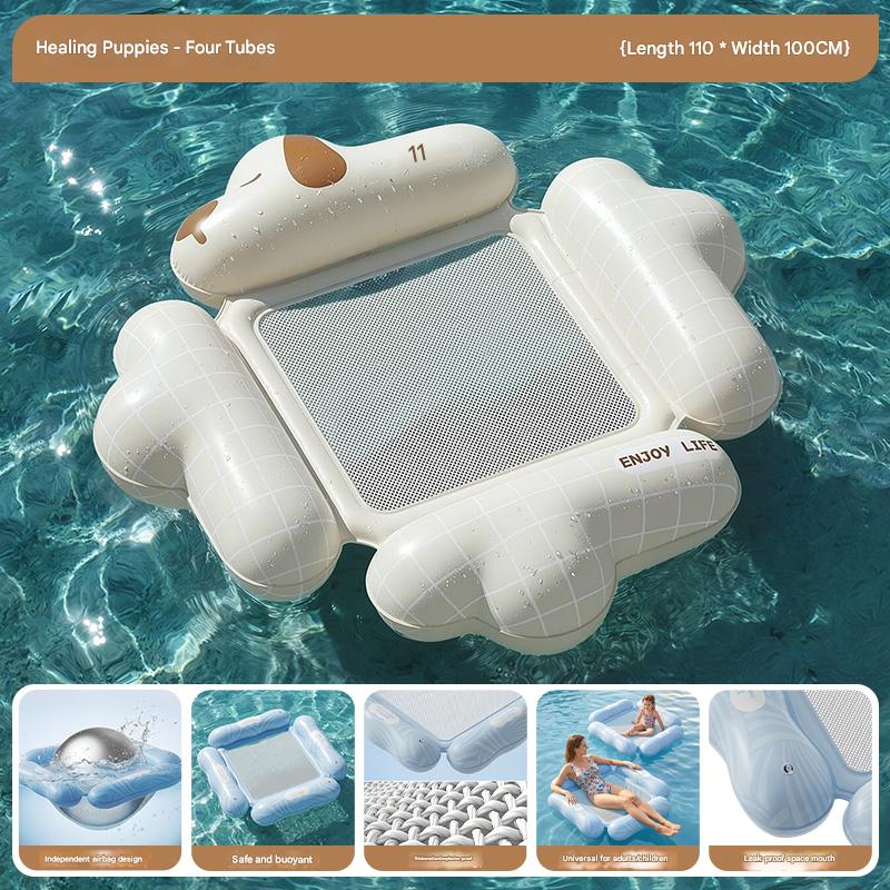 1 Pack Four Sides-Healing Puppy Float 125 x 117 cm