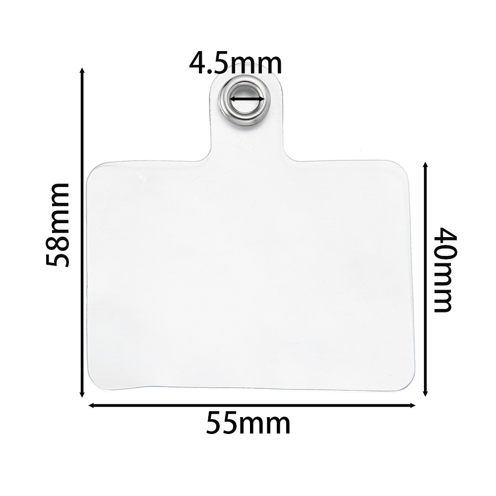 1:01pvc (about 55*58mm) 5 pieces