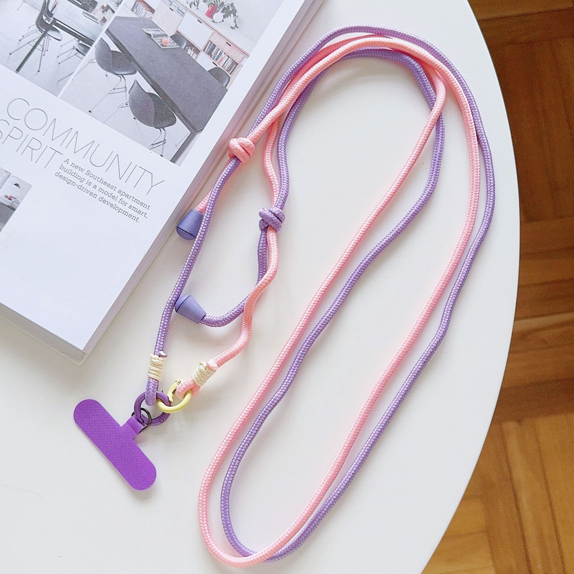 9:Xsscs no. 9 purple pink   t-shaped purple card