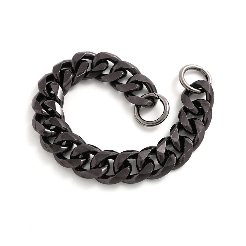 14:Bright black aluminum chain [14]]