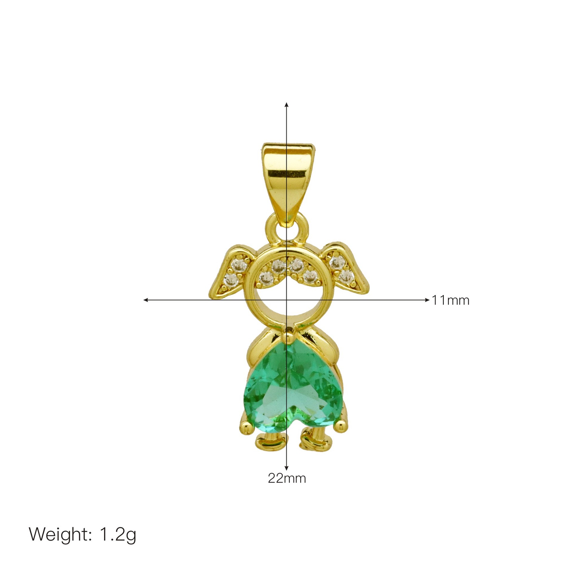 DN240517-H green (pendant only)