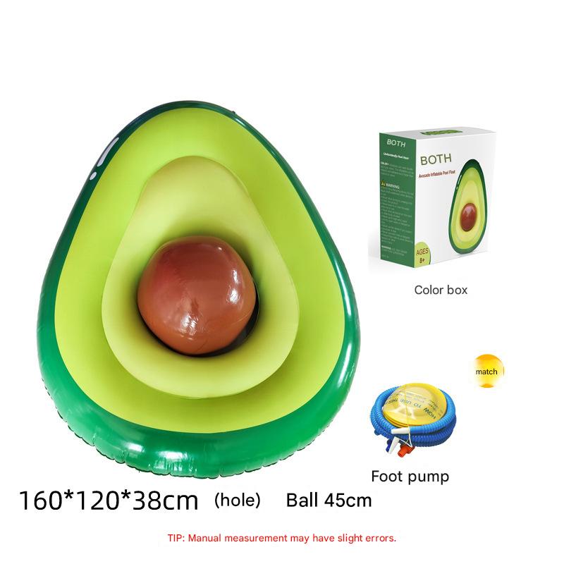 [avocado floating row color box   foot air pump] 8 pieces/box