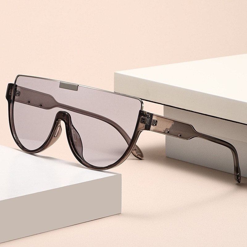 Transparent gray frame silver blue film