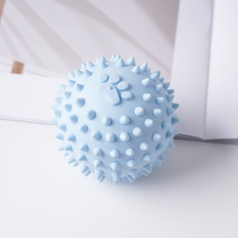 Barbed claw printed sound ball 6cm 45g blue