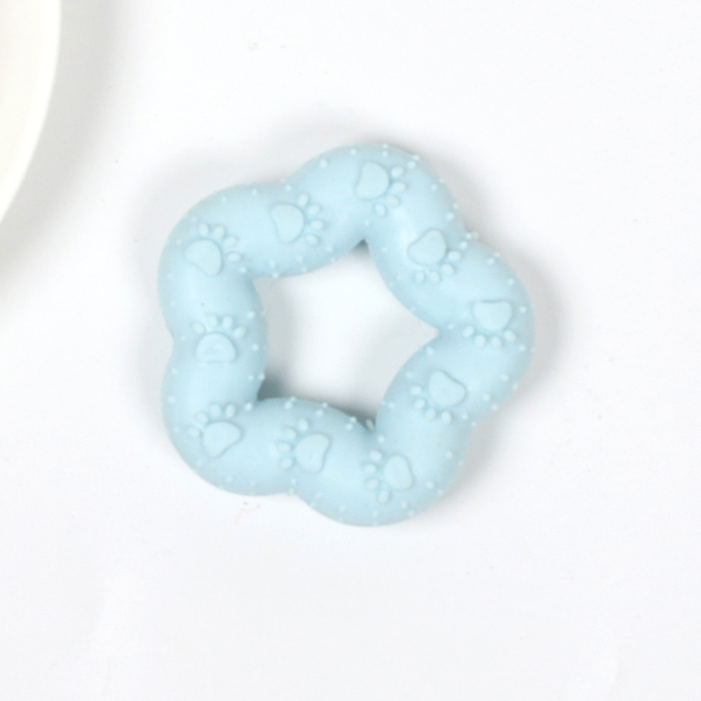 Footprint five-pointed star blue 55g7.5cm including opp bag