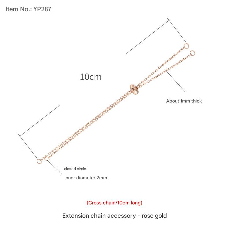 YP287-Rose Gold 10 chain