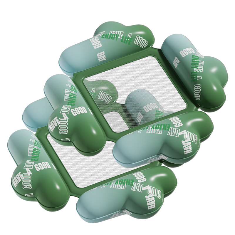 2 Packs Four Sides-Green Grape Milk Green Floating Shelf 125*117cm