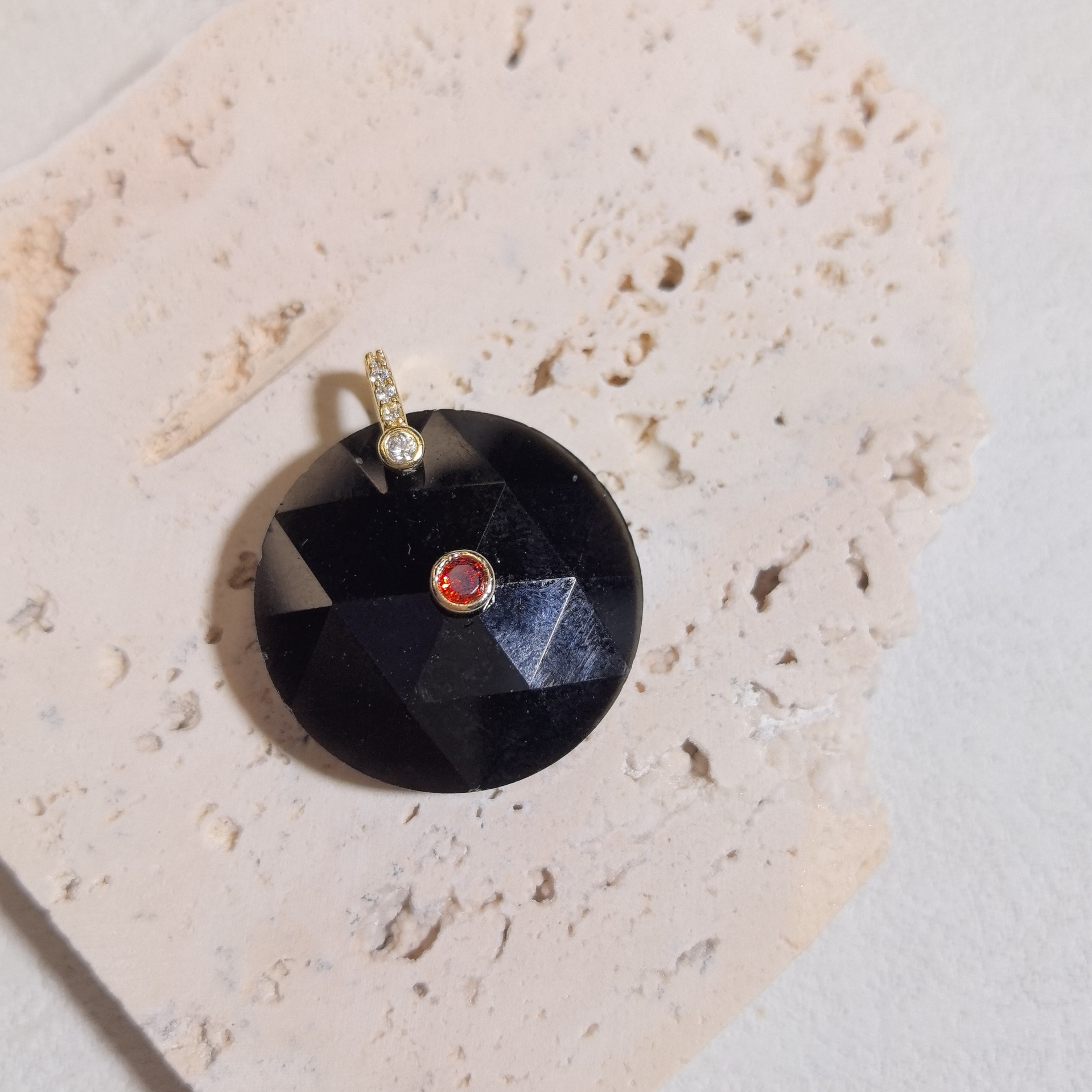 4 Schwarzer Obsidian