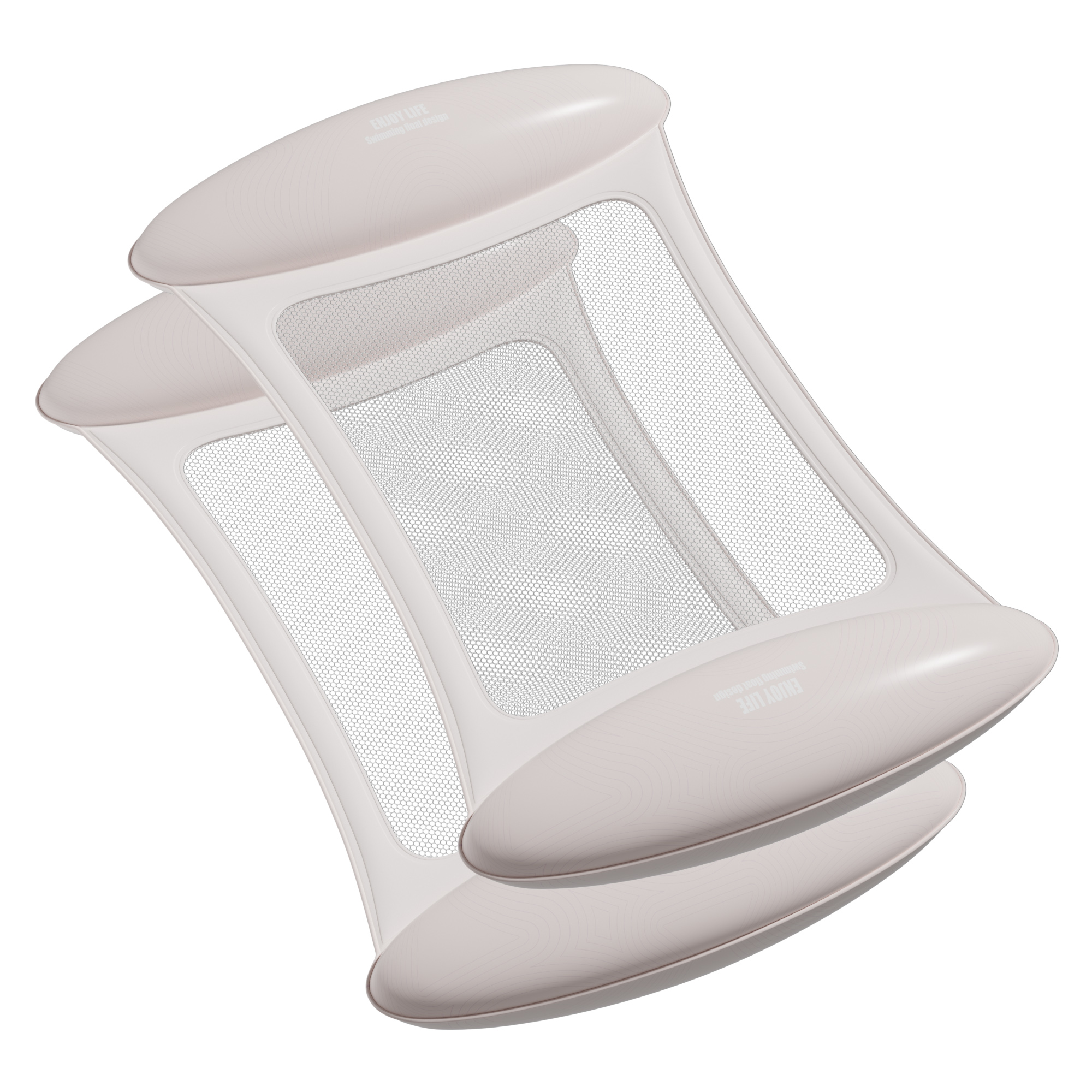 2 Packs Two Sides-Berry Sweet Floating Mat 110 x 68 cm