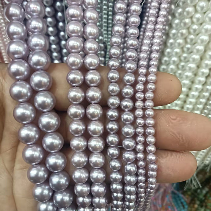 10 light purple 4mm/90pcs