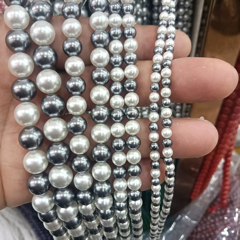 11 colored shells 4mm/90pcs