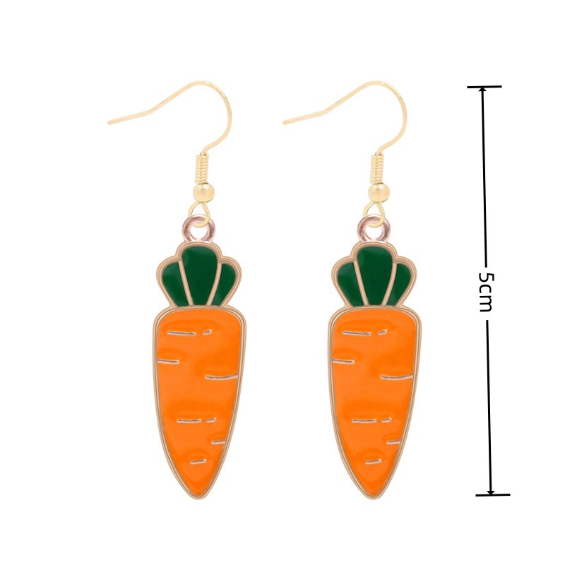 6:Carrot earrings