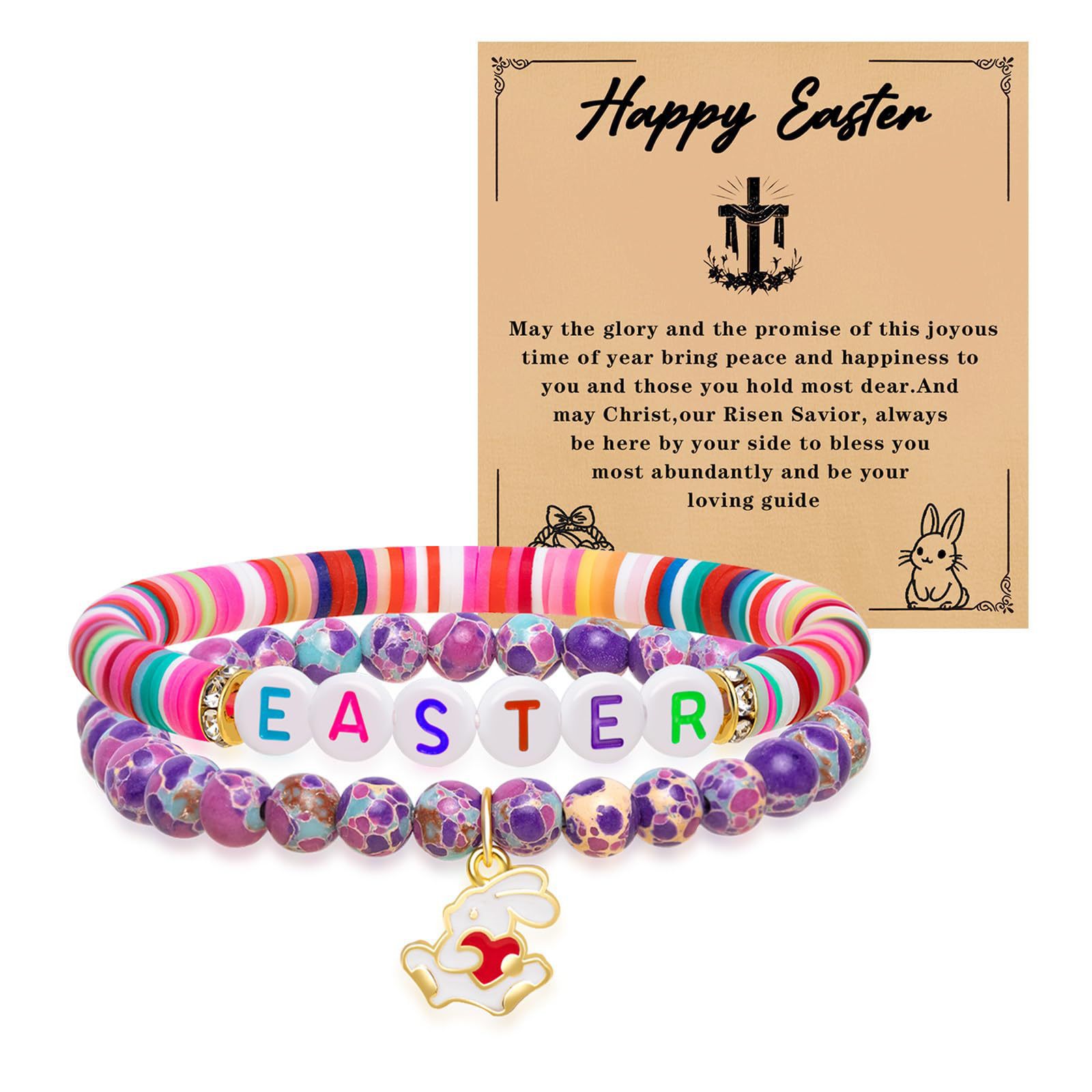 1 Emperor stone happy easter card