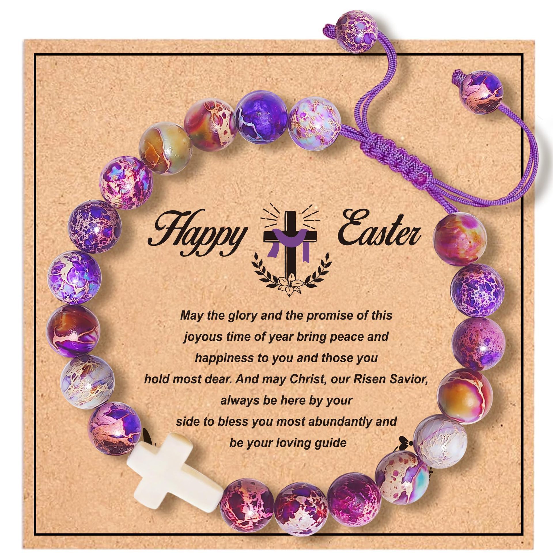 3:Flower purple emperor braided leaves chloroplast   happy easter card