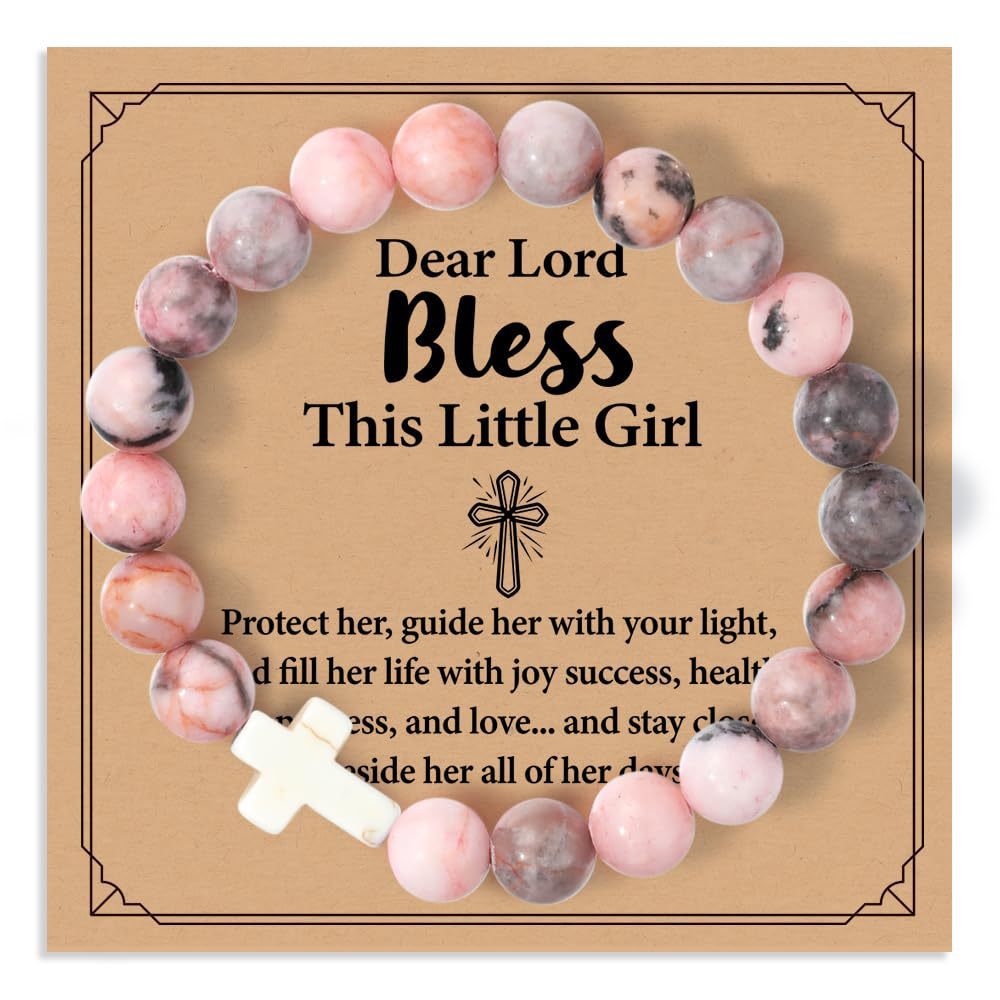 5:Pink zebra bless card