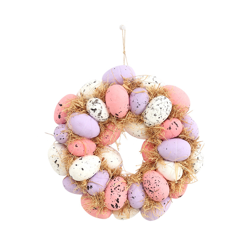 Light purple pink egg Garland
