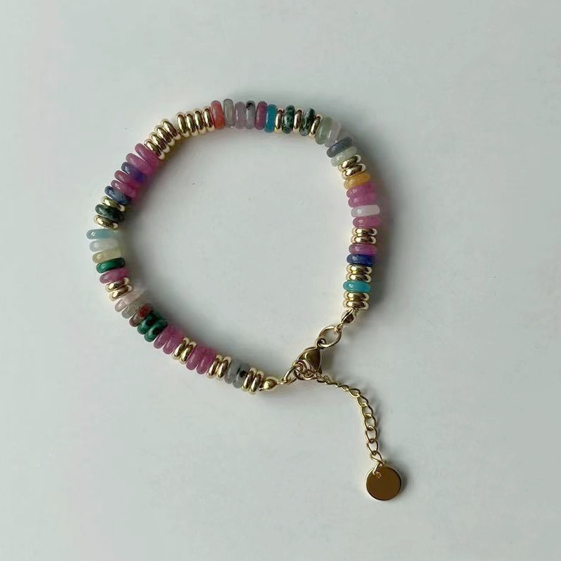 15:Mixed color Frisbee bracelet