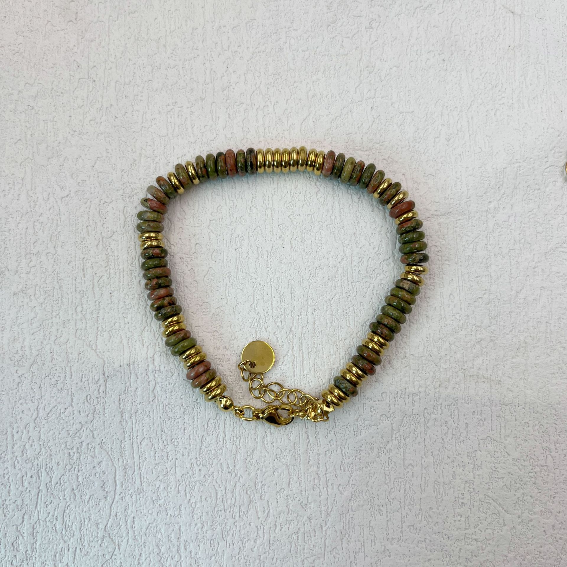 32:Cedar Turquoise Frisbee Bracelet