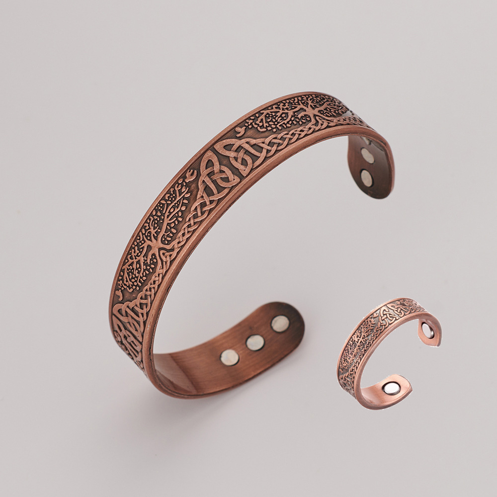 8:Three trees bracelet   ring set