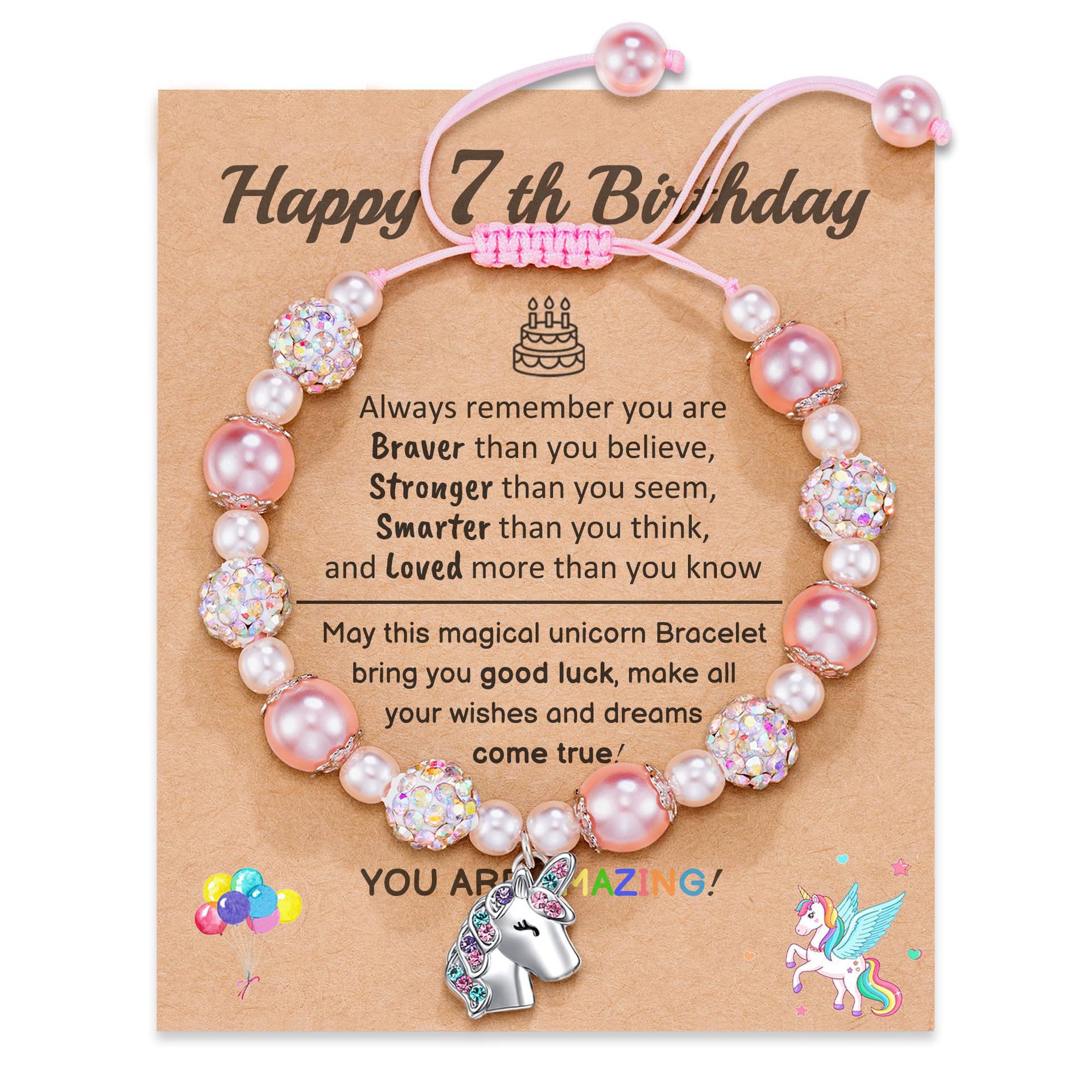 5:Happy 7th birthday birthday card