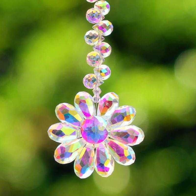 1:Single flower AB colored beads