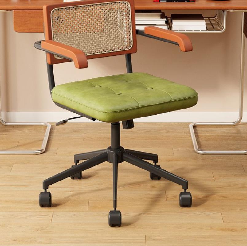 brown backrest   green soft table mat   black legs