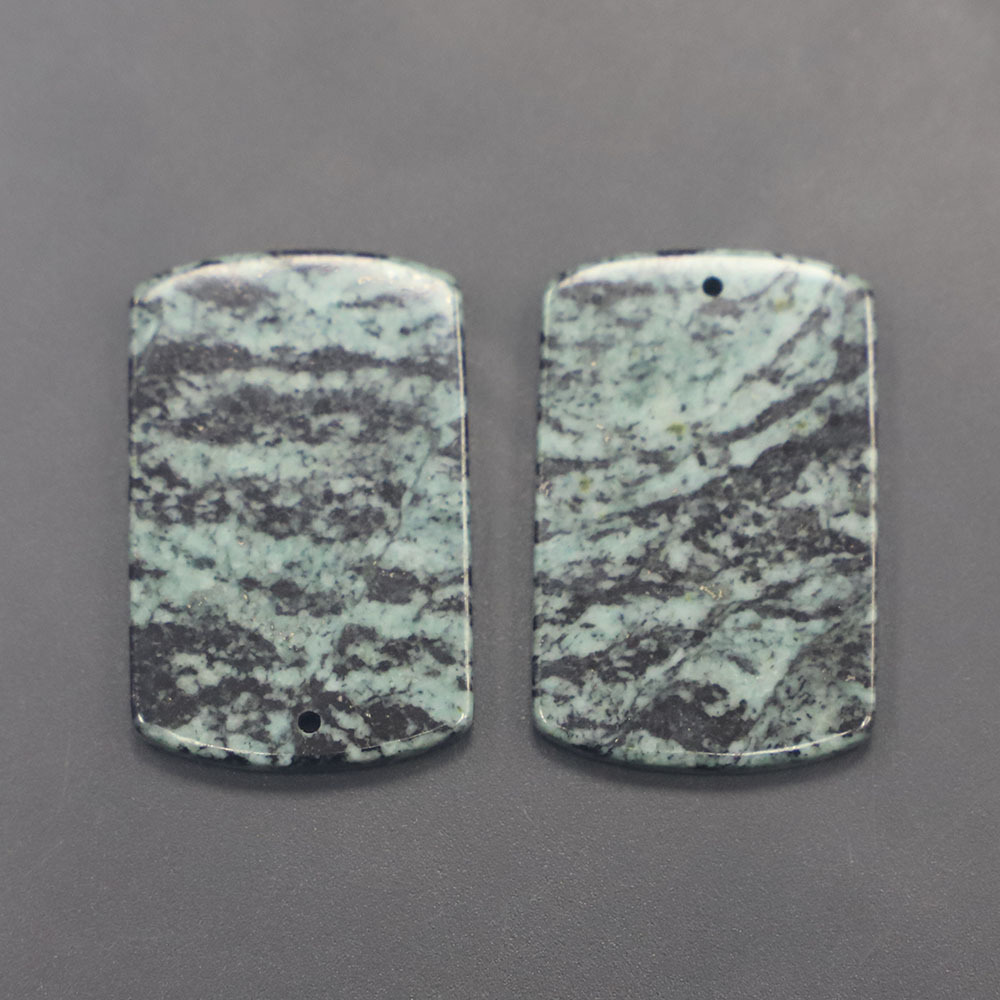 8 green Zebra Jasper