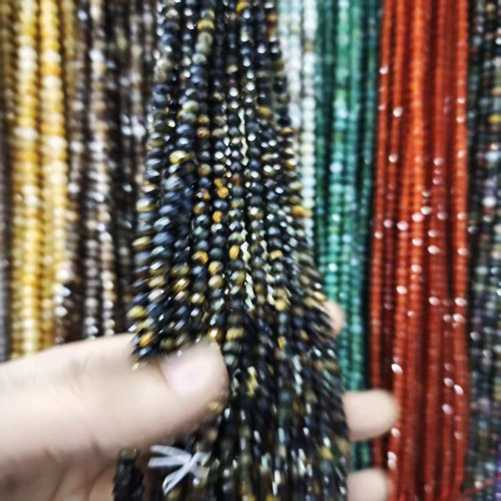 28 Yellow blue Tiger Eye