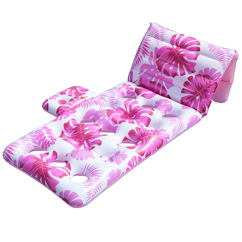 Broadleaf multifunctional lounge chair rose red